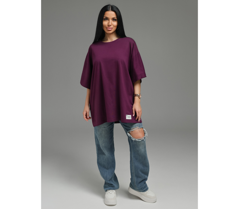 Анита-2 футболка женская (баклажан)