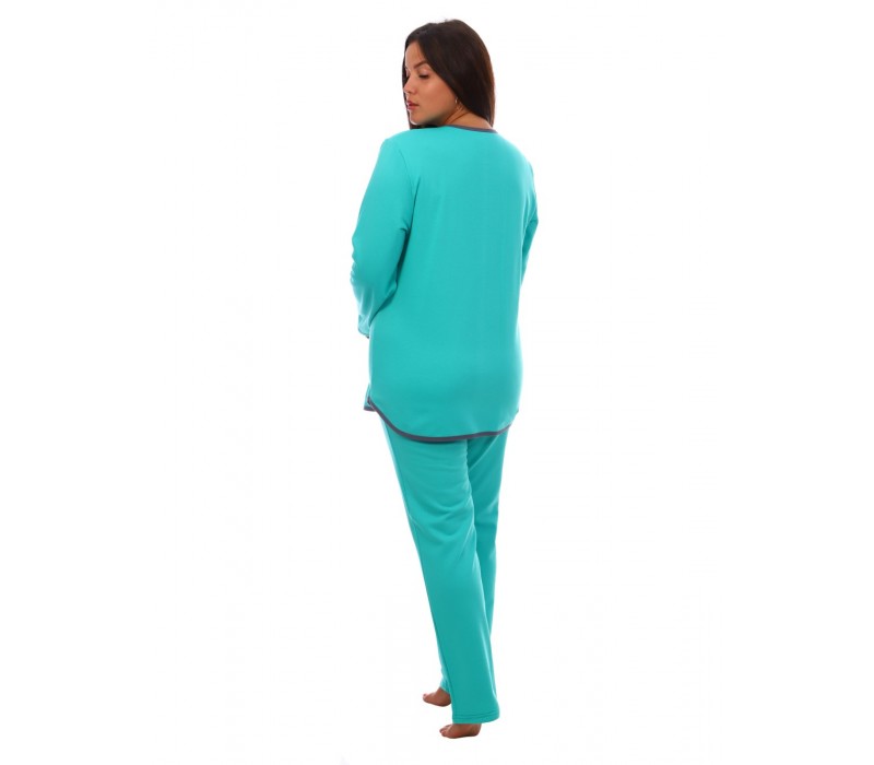 Пижама женская "Лазурь" зеленый