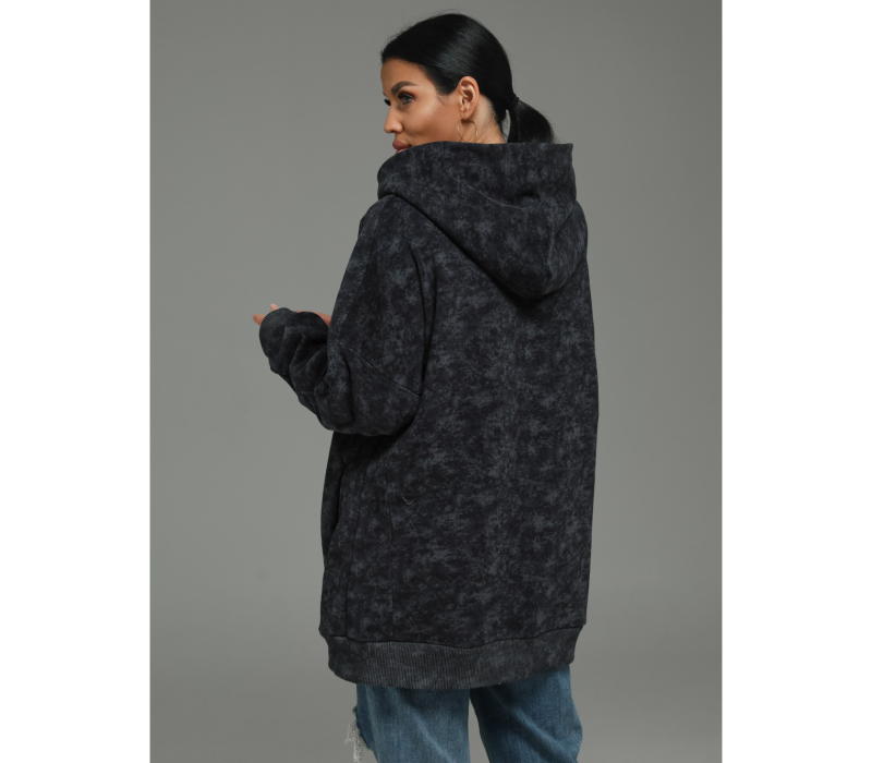 Яхонт худи женское (серый варенка)