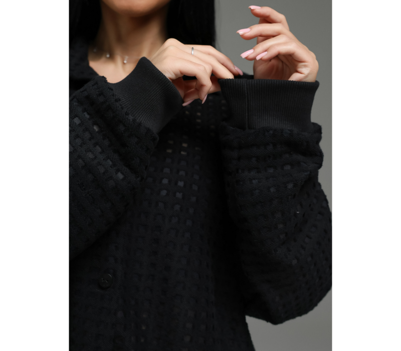 Стелла рубашка женская (черный)