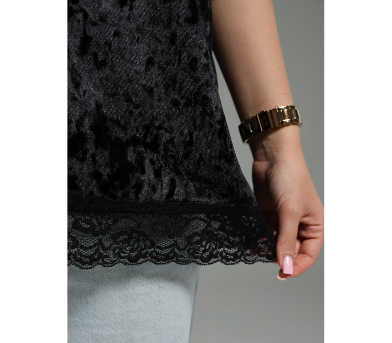 Андреа футболка женская (черный)