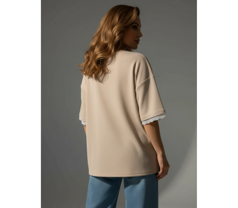 Романс футболка женская (бежевый)