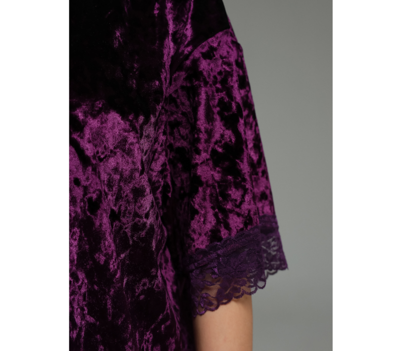 Андреа футболка женская (баклажан)