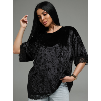 Андреа футболка женская (черный)