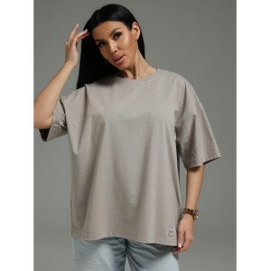 Анита-3 футболка женская (серо-бежевый)