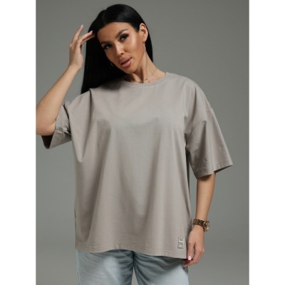 Анита-3 футболка женская (серо-бежевый)