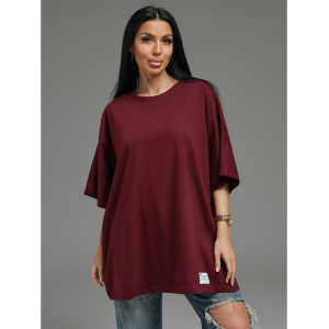 Анита-2 футболка женская (марсала)