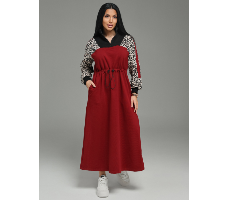 Луиза платье женское (бордо)