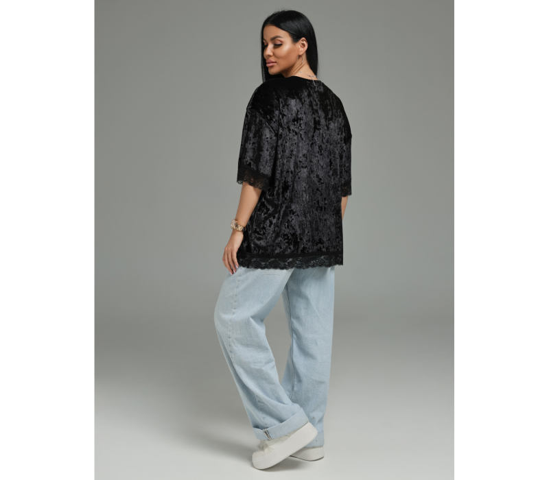 Андреа футболка женская (черный)