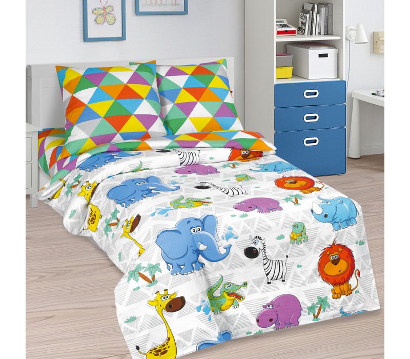 Постельное белье Весёлый зоопарк 912