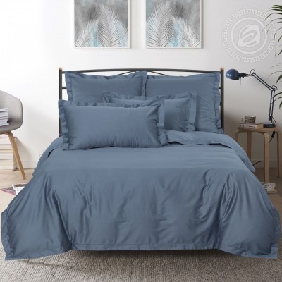 Постельное белье Сине-серый 897