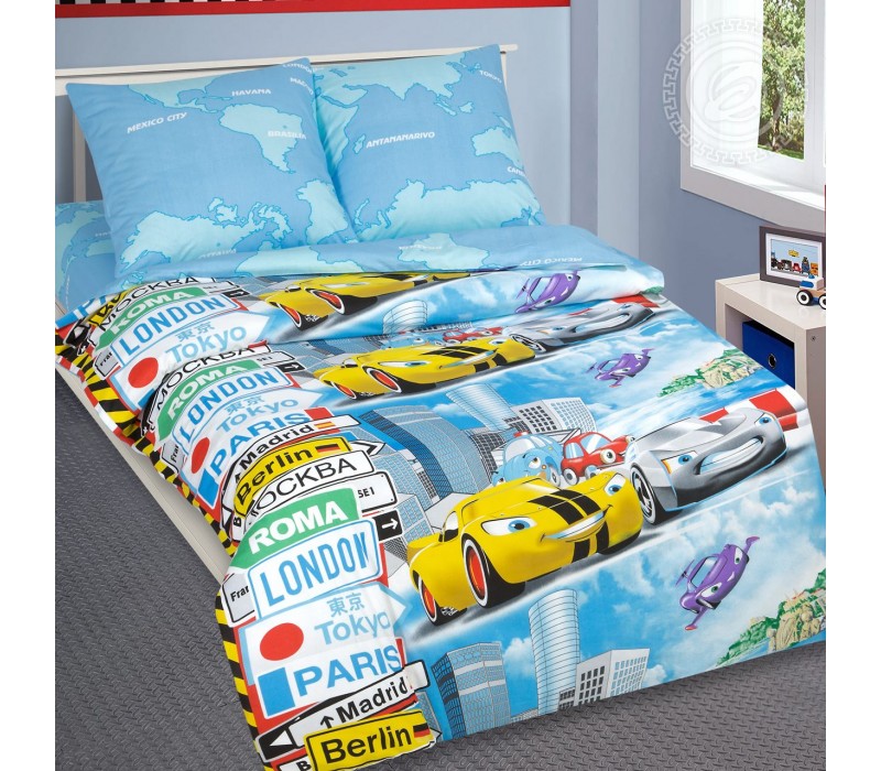 Постельное белье Суперкар 912