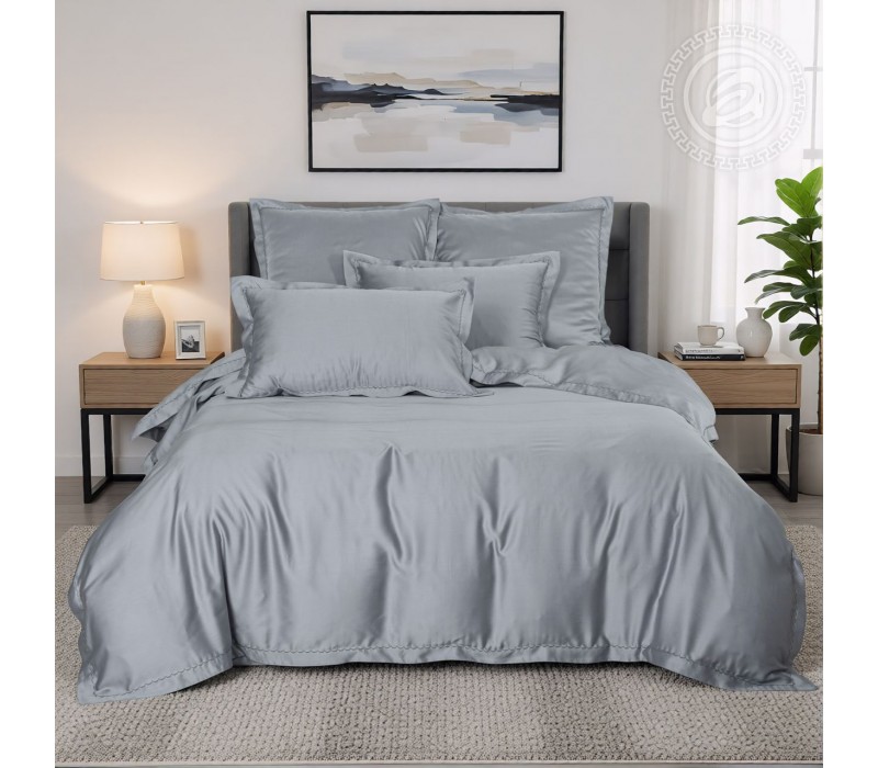 Постельное белье Пепельно-серый 874