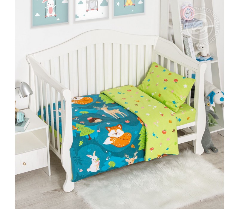 Постельное белье На опушке (бязь ясельная)