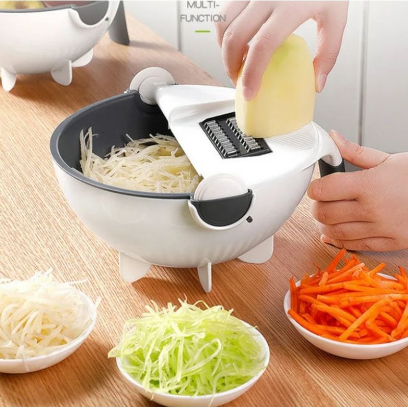 Овощерезка со сменными ножами и емкостью для салата bowl grater