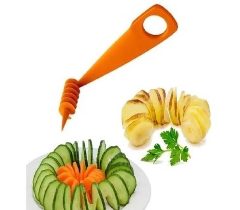 Набор для фигурной нарезки и фруктов "Классик", овощерезка и спиральный нож