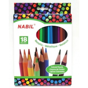 Набор акварельных цветных карандашей (18 цветов)