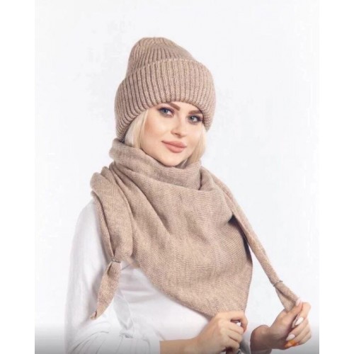 Комплект шапка+шарф 3420