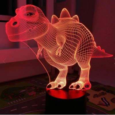 Ночник детский 3D Светильник Динозаврик