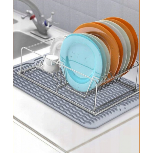 Силиконовый коврик для сушки посуды.