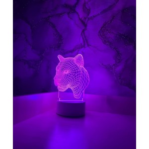 Ночник детский 3D Светильник Пантера