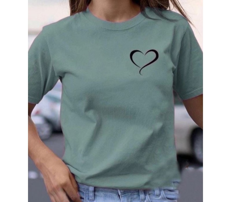 Футболка женская 4332 (5 цветов)