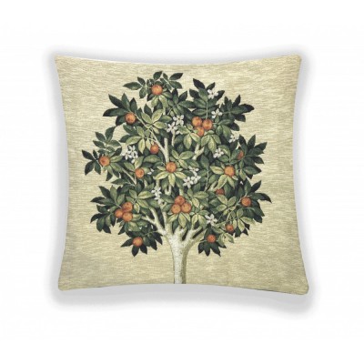 Гобеленовая Наволочка "Апельсиновое дерево беж. У.Моррис" (45х45)