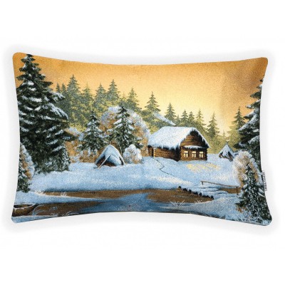 Гобеленовая Наволочка "Первый снег" (45х63)