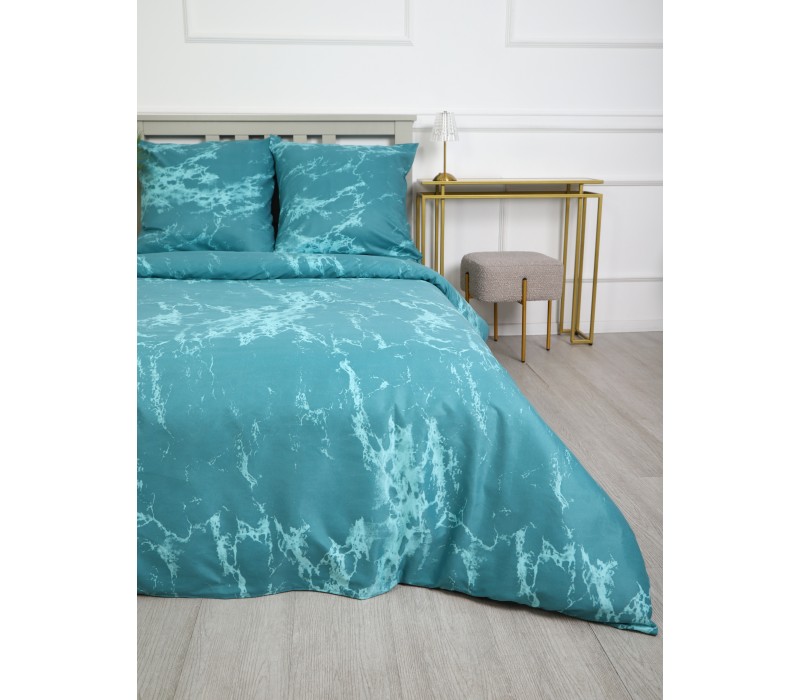 Постельное белье Морская волна полисатин, наволочки 70х70см