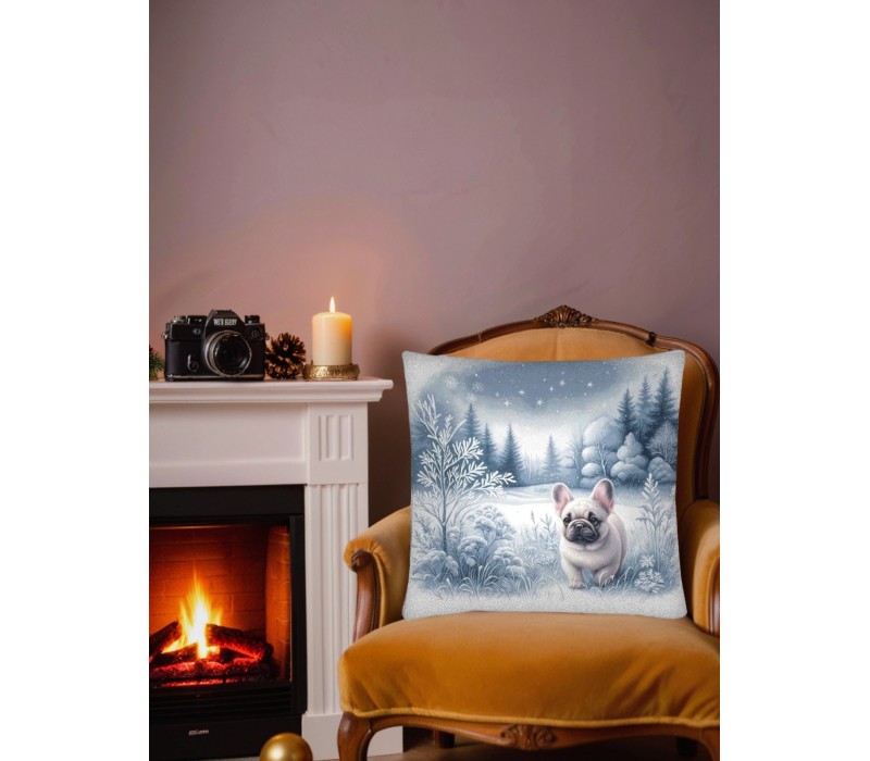 Гобеленовая наволочка "Белоснежный друг" (45х45)