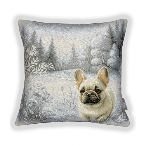 Гобеленовая наволочка "Белоснежный друг" (45х45)