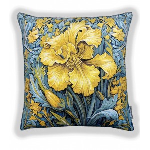 Гобеленовая наволочка "Ирисовая симфония желтая" (45х45)