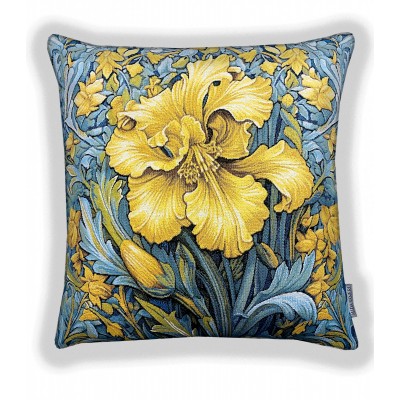 Гобеленовая наволочка "Ирисовая симфония желтая" (45х45)