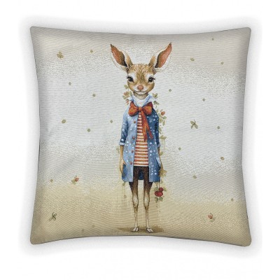 Гобеленовая наволочка "Модная лань" (45х45)