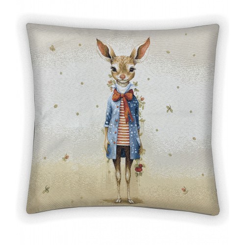 Гобеленовая наволочка "Модная лань" (45х45)