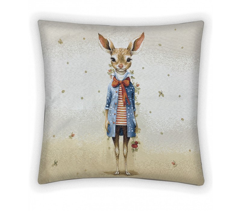 Гобеленовая наволочка "Модная лань" (45х45)