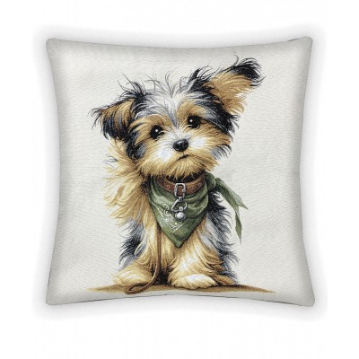 Гобеленовая наволочка "Смельчак Рокки" (45х45)