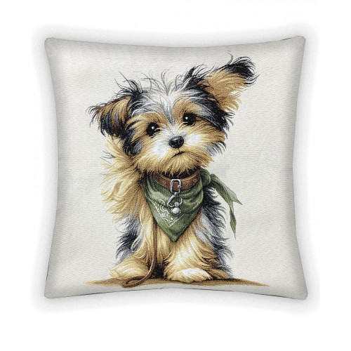 Гобеленовая наволочка "Смельчак Рокки" (45х45)