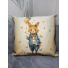 Гобеленовая наволочка "Лисенок с шариками" (45х45)