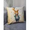Гобеленовая наволочка "Лисенок с шариками" (45х45)