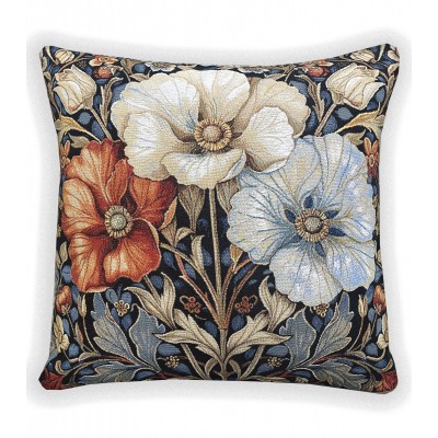 Гобеленовая наволочка "Маки винтажные" (45х45)