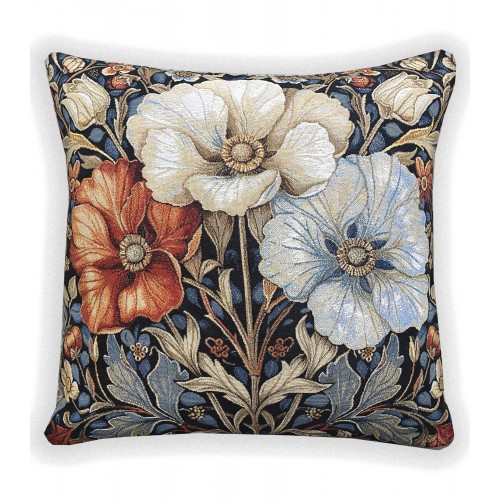 Гобеленовая наволочка "Маки винтажные" (45х45)