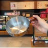 Кастрюля для молока из нержавеющей стали с деревянной ручкой