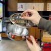 Кастрюля для молока из нержавеющей стали с деревянной ручкой