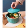 Миска для лапши с крышкой и двумя ручками