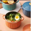 Миска для лапши с крышкой и двумя ручками