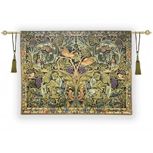 Гобеленовое панно на стену "Виноградная лоза У, Моррис" (182х142)