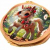 Салфетка декоративная из микрофибры 25x25 см