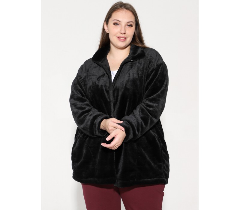 Куртка из экстрасофта черная 