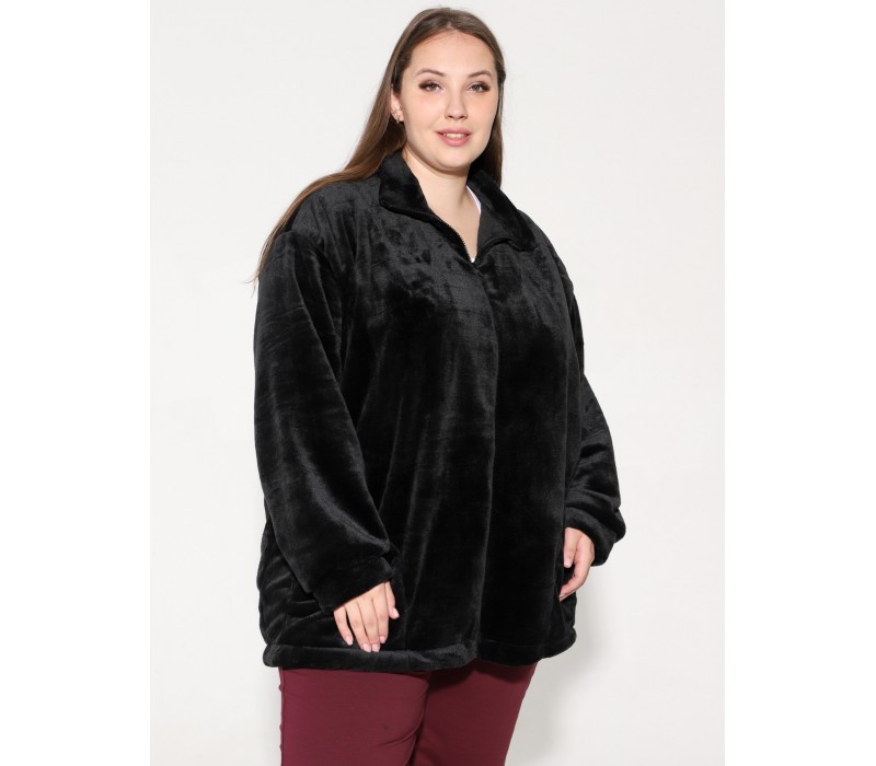 Куртка из экстрасофта черная 